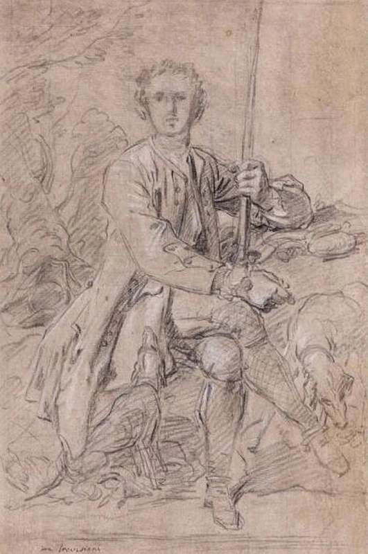 Disegno preparatorio per il ritratto di Jean - Baptiste Le Gobien de Saint, Jouan